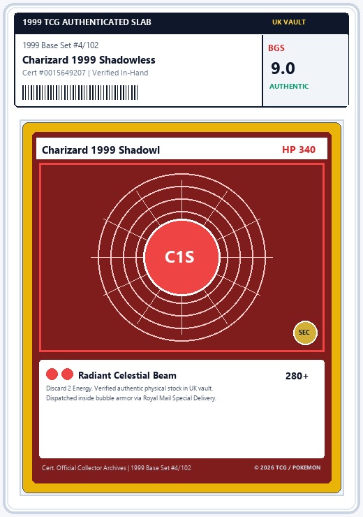 Charizard 1999 Shadowless